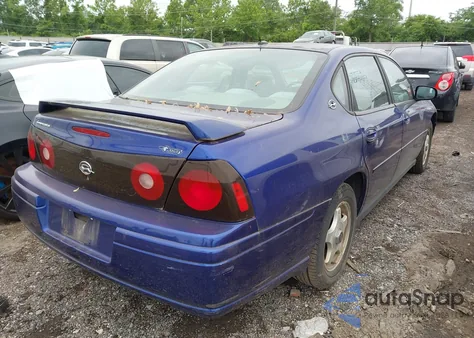 2005 Chevrolet Impala из США, поврежденный, VIN 2G1WF52E259220020